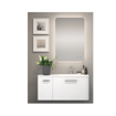 Slika OGLEDALO AQS CHARM 90x100x11 LED,UTIČNICA I GRIJAČ