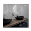 Slika UMIVAONIK NADGRADNI AQUAESTIL 62x41x13 TITAN OVAL CRNI SJAJ