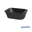 Slika UMIVAONIK NADGRADNI AQUAESTIL 50x38x17 TITAN SQUARE CRNI SJAJ