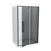 Slika TUŠ VRATA COPEN ABSOLUTE BLACK 120X200 CRNI/SIVO