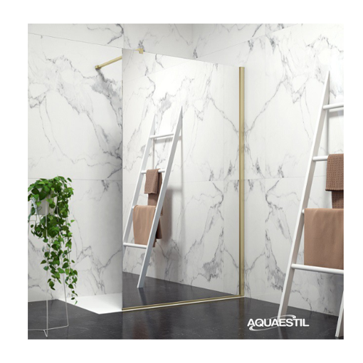 Slika TUŠ STIJENA ZENITH MIRROR 100 SILVER/OGLEDALO