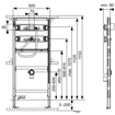Slika TECEprofil modul za pisoar - suha ugr.,  112cm