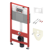 Slika SET TECEbase 4/1 - MODUL+ VODOKOTL. + WC ŠKOLJKA + TIPKA BIJELA PVC