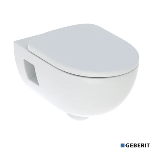 Slika WC ŠKOLJKA GEBERIT SELNOVA RIMFREE + WC DASKA (53x36x41cm)