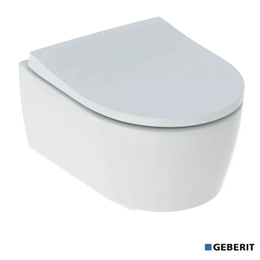 Slika WC ŠKOLJKA GEBERIT ICON + WC DASKA (49x36cm)