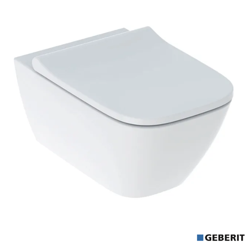 Slika WC ŠKOLJKA GEBERIT SMYLE + WC DASKA (54x35cm)