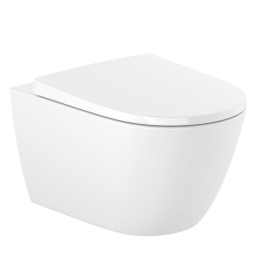 Slika WC ŠKOLJKA ROCA ONA RIMLESS (53x36cm) UWLA 3,38 L/MIN