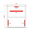 Slika SAUNA INFRACRVENA RUBY 1 - 90 x 100 x 195cm - 1 OSOBA
