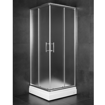 Slika TUŠ KABINA MINOTTI 80x80x185 KVADRATNA SILVER/ MUTNO