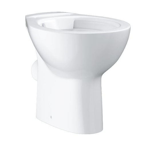 Slika WC ŠKOLJKA GROHE BEZ RUBA - ODVOD U ZID (53x37cm)