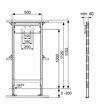 Slika MODUL TECE ZA KADU I TUŠ (1120 MM) - 552011