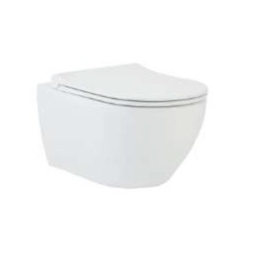 Slika WC ŠKOLJKA TECEknidos + WC DASKA softclose ( 52.5x35.6cm)