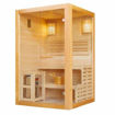 Slika SAUNA PANORAMA FINSKA 130 x 120 x 200 cm - 2 OSOBE