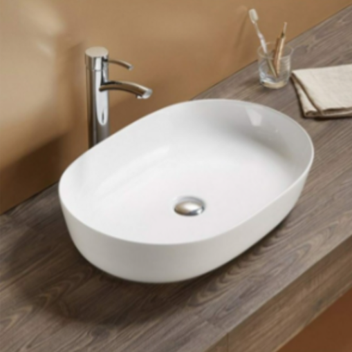 Slika UMIVAONIK NADGRADNI MINOTTI 60x41.5x13.5 OVALNI BIJELI