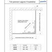 Slika TUŠ KABINA LAGUNA 80X80X190 KVADRATNA BIJELI/RELJEFNO