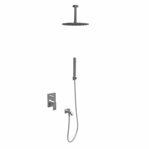 Slika PODŽBUKNI SET COPEN 7 KROM (STROPNA RUŽA FI 250mm)