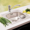 Slika SUDOPER METALAC QUADRO 43.5 x 46.5 x 15.5cm INOX fi60