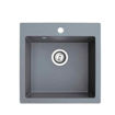 Slika SUDOPER METALAC ATOS 50 x 50 x 21.5cm xGranit GRAFIT SIVI fi90