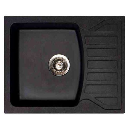 Slika SUDOPER METALAC QUADRO 62 x 50 x 19cm xGranit CRNI fi90