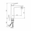 Slika MIJEŠALICA ZA UMIVAONIK ROSAN STOLZ 210mm