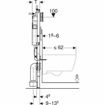 Slika MODUL GEBERIT DUOFIX SIGMA UP320 - ugradb. visina 112cm