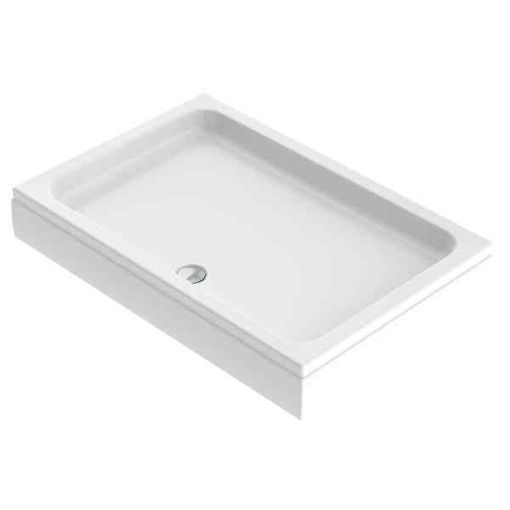 Slika TUŠ KADA ODRA 120x80 - visina 21cm SA OBLOGOM