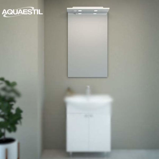Slika OGLEDALO AQS LIDIJA 50x101x20 LED 4000K, PREKIDAČ I UTIČNICA