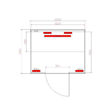 Slika SAUNA INFRACRVENA BILLUND 2 - 125 x 100 x 190cm - 2 OSOBE
