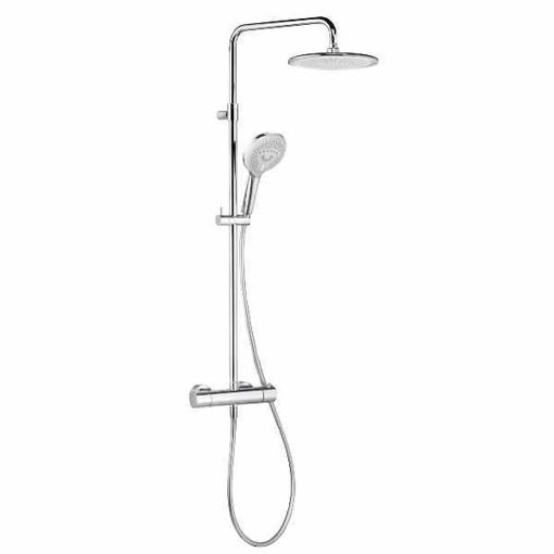 Slika USPONSKI TUŠ KLUDI FRESHLINE DUAL SA TERMOSTATSKOM MIJEŠALICOM (RUŽA FI 250mm)