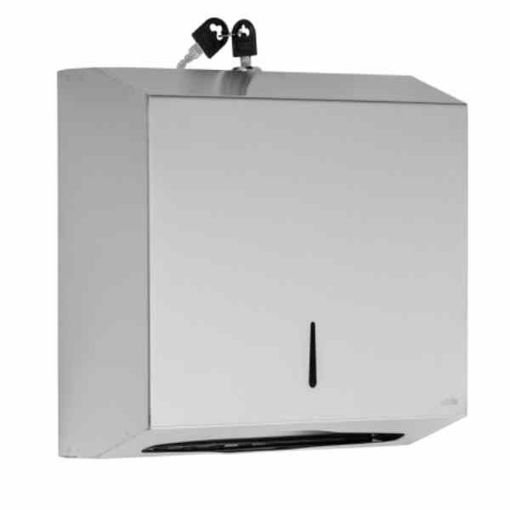 Slika DRŽAČ SLOŽIVOG UBRUSA ZA RUKE PROCLEAN (LISTIĆI) - BRUŠENI INOX