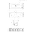 Slika KADA VICTORIA FREE CORNER D 170x75 BIJELA MAT -SLOT