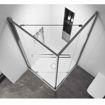 Slika TUŠ KABINA COPEN ATLAS PRO 1V 90x90x200cm SILVER/PROZIRNO