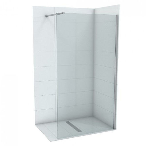 Slika TUŠ STIJENA COPEN MONTE 70x200 SILVER/PROZIRNO