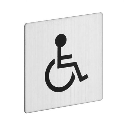 Slika OZNAKA INOX ZA WC ZA INVALIDE