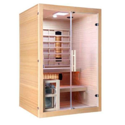 Slika SAUNA INFRACRVENA/FINSKA TWINCOMBI - 130 x 120 x 200 cm - 2 OSOBE