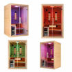 Slika SAUNA INFRACRVENA/FINSKA TWINCOMBI - 130 x 120 x 200 cm - 2 OSOBE
