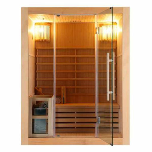 Slika SAUNA FINSKA RIGA - 150 x 120 x 190 cm - 3 OSOBE