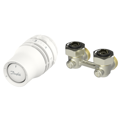 Slika RADIJATORSKI TERMO SET DANFOSS: TERM. GLAVA RA+H-BLOK KUTNI