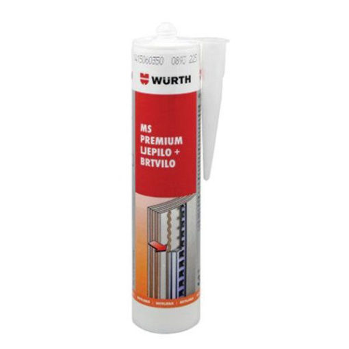 Slika LJEPILO-BRTVILO MS PREMIUM WURTH BIJELO 310ML