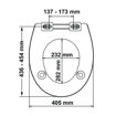 Slika WC DASKA BEMIS POVIŠENA 7,5 CM PURE CARE DUROPLAST SOFT CLOSE  - NOSIVOST 300 KG -TEŽINA 3,5 KG