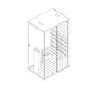 Slika SAUNA INFRACRVENA BILLUND 1 – 80 x 110 x 190 cm – 1 OSOBA