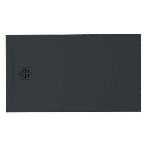 Slika TUŠ KADA STONE 120x100 LIJEVANI MRAMOR CRNA
