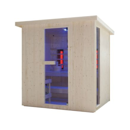 Slika SAUNA INFRACRVENA/FINSKA LAHTI VANJSKA - 198 x 181,5 x 202,2cm - 5-6 OSOBA