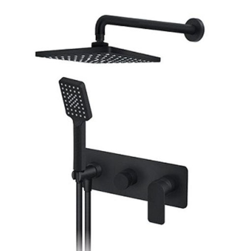 Slika PODŽBUKNI SET ROSAN S2 BLACK UWLA 6 L/min (RUŽA 210x210mm)