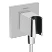 Slika PRIKLJUČAK ZA VODU FIXFIT S HANSGROHE S DRŽAČEM TUŠA KVADRATNI KROM