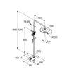 Slika USPONSKI TUŠ KLUDI DUAL SHOWER TERMOSTATSKI UWLA 8 L/MIN (RUŽA FI 250mm)