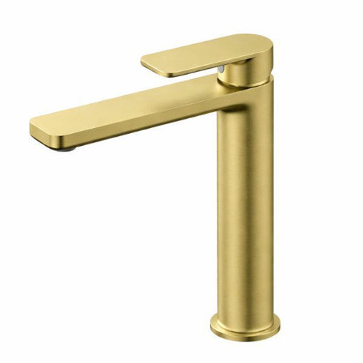 Slika MIJEŠALICA ZA UMIVAONIK ROSAN S2 ZLATNA VISOKA 225mm