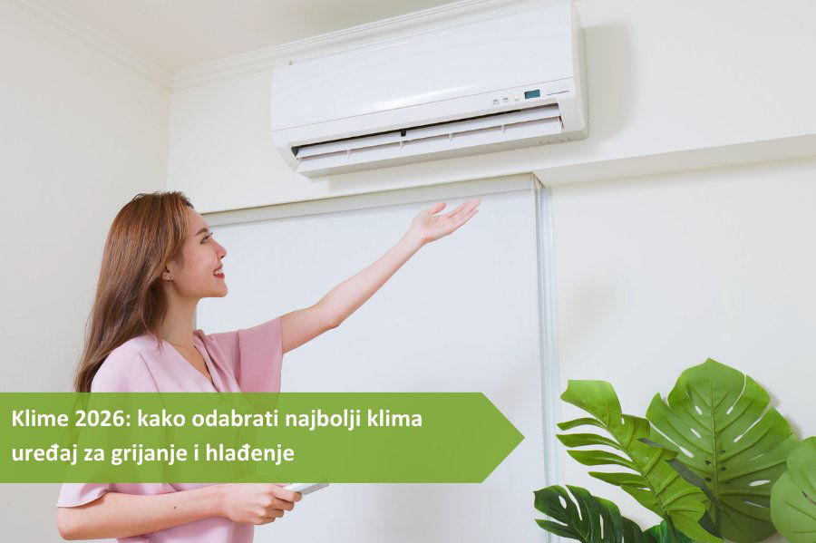 Klime 2026: kako odabrati najbolji klima uređaj za grijanje i hlađenje