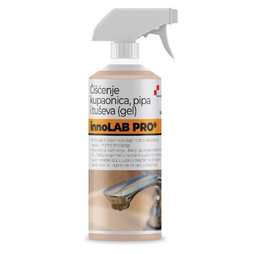 Slika SREDSTVO INNOLAB PRO ZA ČIŠĆENJE KUPAONICA, SLAVINA I TUŠEVA 500ML GEL
