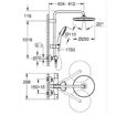 Slika USPONSKI TUŠ GROHE NEW TEMPESTA COSMOPOLITAN SA TERMOSTATSKOM MIJEŠALICOM (RUŽA FI 250mm)